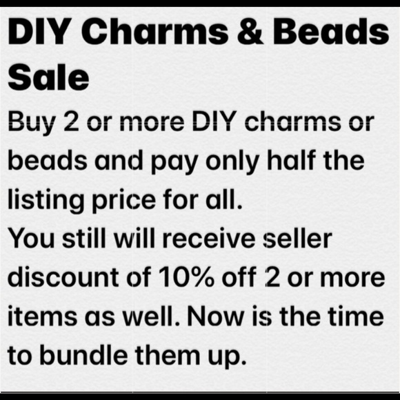 NEW•Silver Multicolor crystal Flower DIY charm - Picture 8 of 8